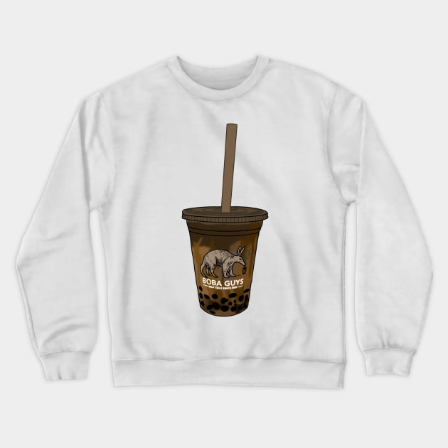 Boba Guys - Black Sugar Hojicha Crewneck Sweatshirt by smileyfriend